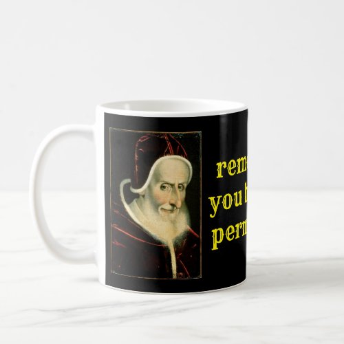 Pope Pius V Permission Coffee Mug