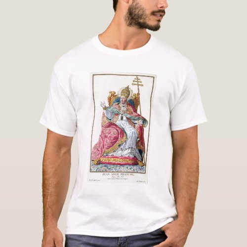 Pope Pius VI 1717_99 from Receuil des Estampes T_Shirt