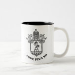 Pope Pius Xii Arms 01 Two-tone Coffee Mug at Zazzle