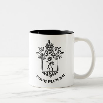 Pope Pius Xii Arms 01 Two-tone Coffee Mug by ZunoDesign at Zazzle