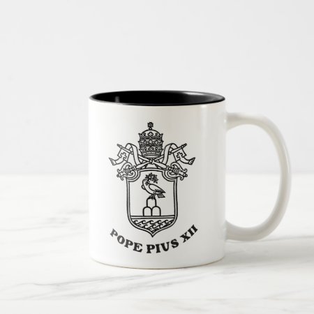 Pope Pius Xii Arms 01 Two-tone Coffee Mug