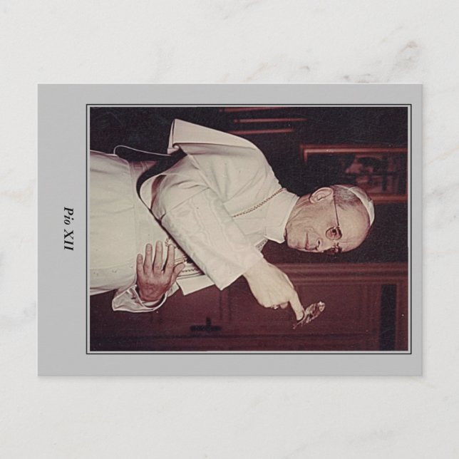 Pope Pius XII Post Card (Front)