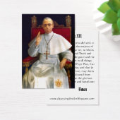Pope Pius XII Prayer-card (Desk)