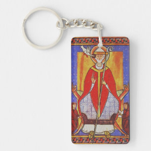 Pope Saint Gregory I the Dialogist Keychain