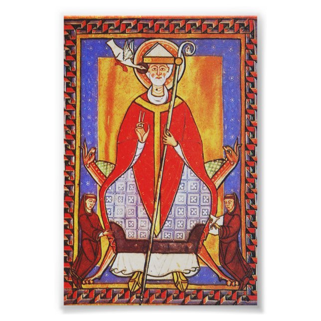 Pope Saint Gregory I the Dialogist Photo Print (Front)