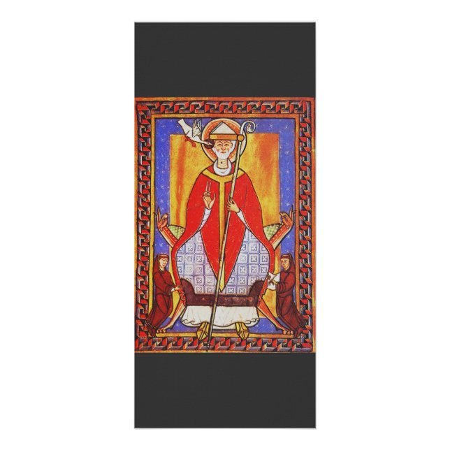Pope Saint Gregory I the Dialogist Rack Card (Front)