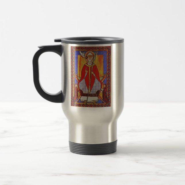 Pope Saint Gregory I the Dialogist Travel Mug (Left)