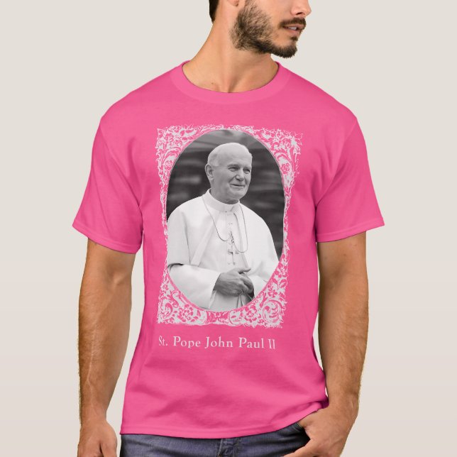 Pope Saint John Paul Ii T-Shirt (Front)