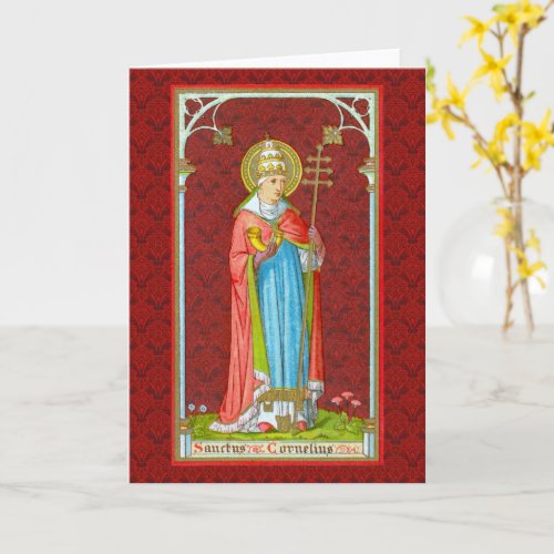 Pope St Cornelius SAU 042 Card