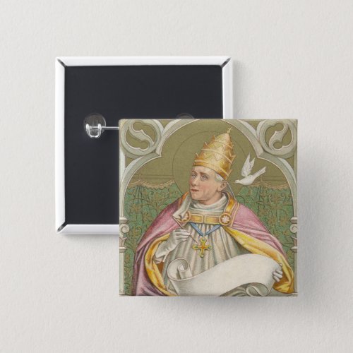 Pope St Gregory the Great M 067 Button