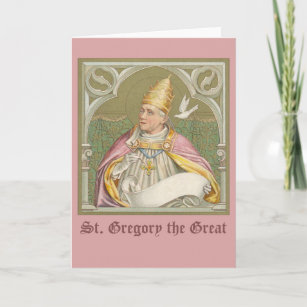 Pope St. Gregory the Great (M 067) Card