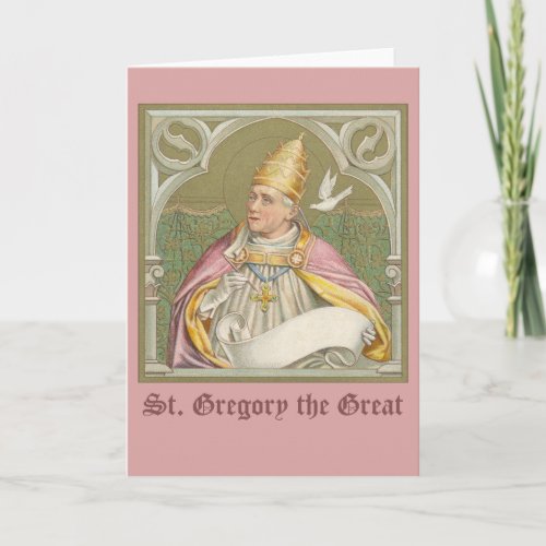 Pope St Gregory the Great M 067 Card
