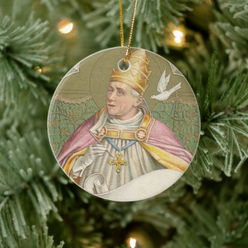 Pope St Gregory the Great M 067 Ceramic Ornament