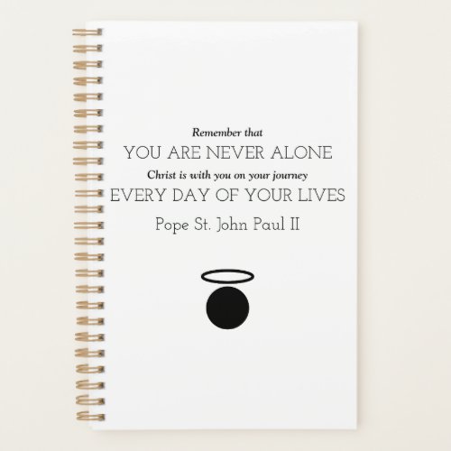 Pope St John Paul II Quote Planner