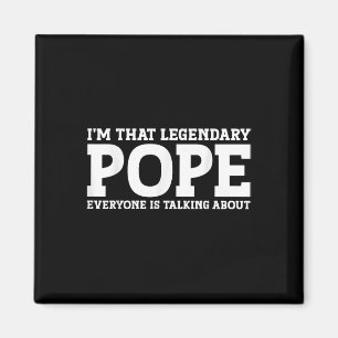 Pope Surname Funny Team Family Last Name Pope Magnet
