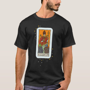 Pope Tarot Card Occult Beliefs Divination Magic Fa T-Shirt