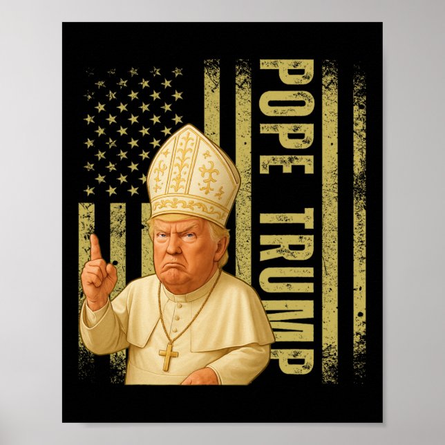 Pope Trump 2025  Poster (Front)