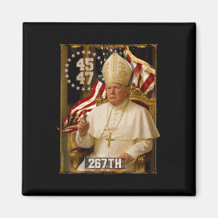 Pope Trump Funny President Trump Magnet