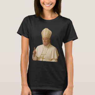 Pope Trump Funny Trump Vatican Christian Retro Chu T-Shirt
