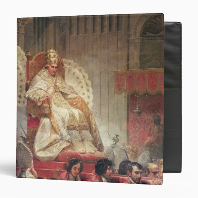 Pope VIII  in St. Peter's on the Sedia Gestatoria Binder (Front/Inside)