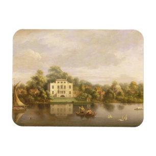 Pope's Villa, Twickenham, c.1765 (oil on canvas) Magnet