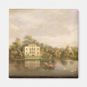 Pope's Villa, Twickenham, c.1765 (oil on canvas) Magnet