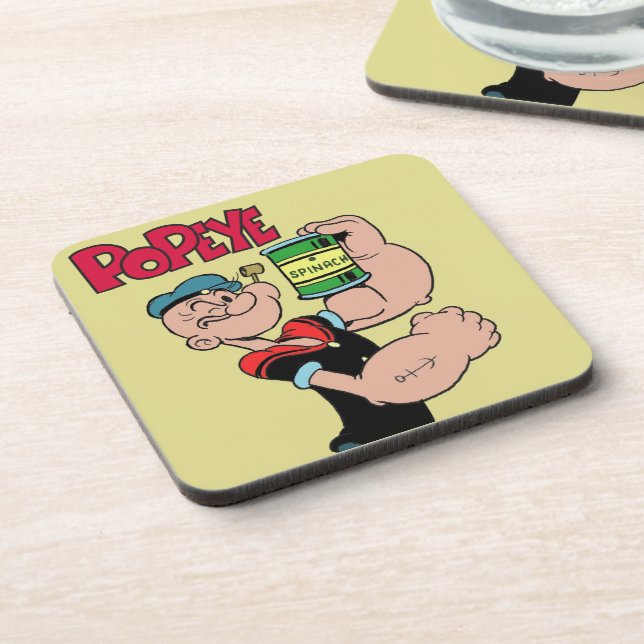 Popeye Beverage Coaster (Left Side)
