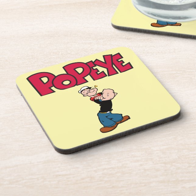 Popeye Beverage Coaster (Left Side)