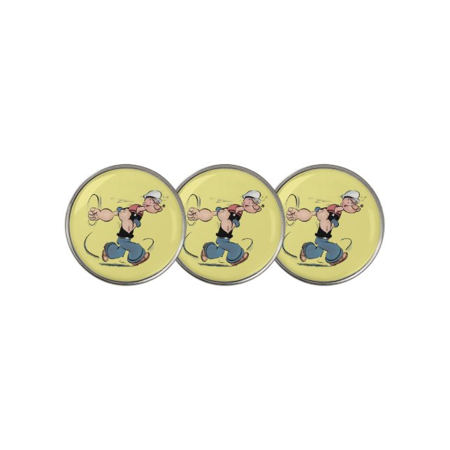 Popeye Golf Ball Markers (3 Up)