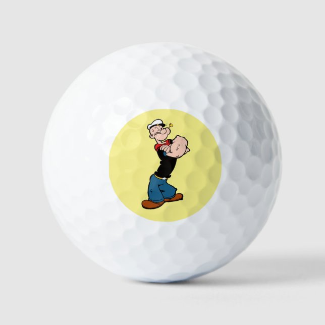 Popeye Golf Balls (Front)