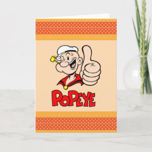 Popeye Greeting Card