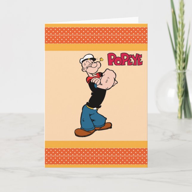 Popeye Greeting Card (Front)