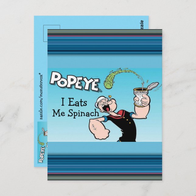 Popeye Postcard (Front/Back)