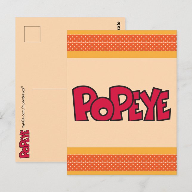 Popeye Postcard (Front/Back)