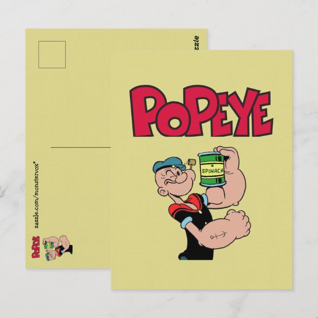 Popeye Postcard (Front/Back)