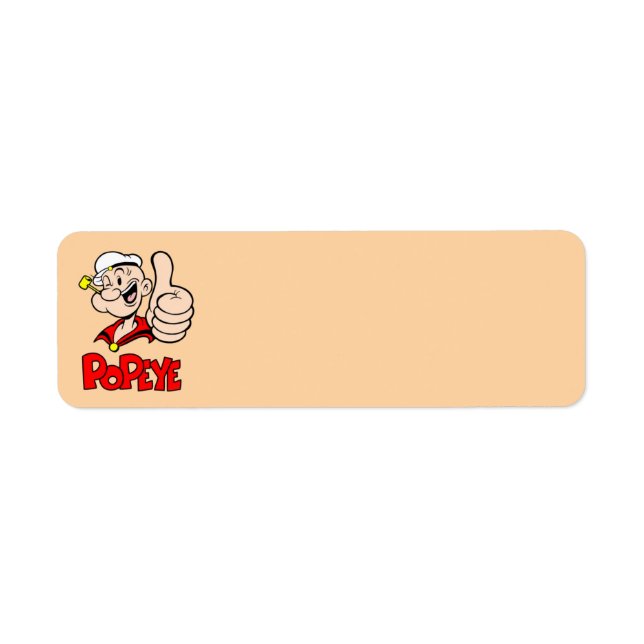 Popeye Return Address Label (Front)