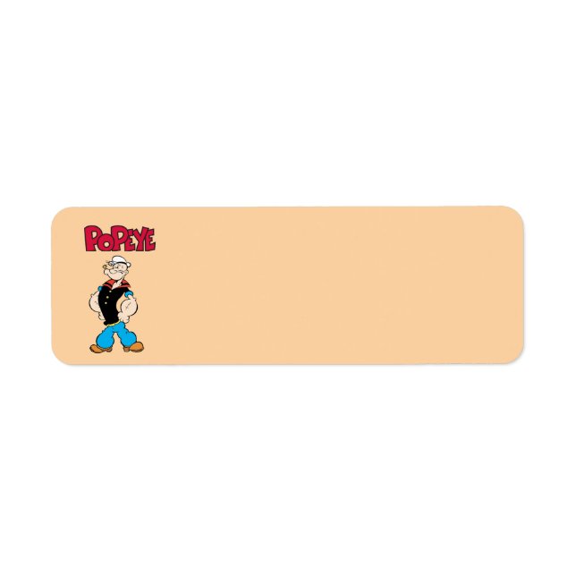 Popeye Return Address Label (Front)