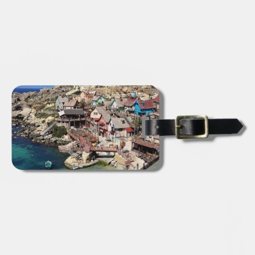 Popeye Village Malta Luggage Tag