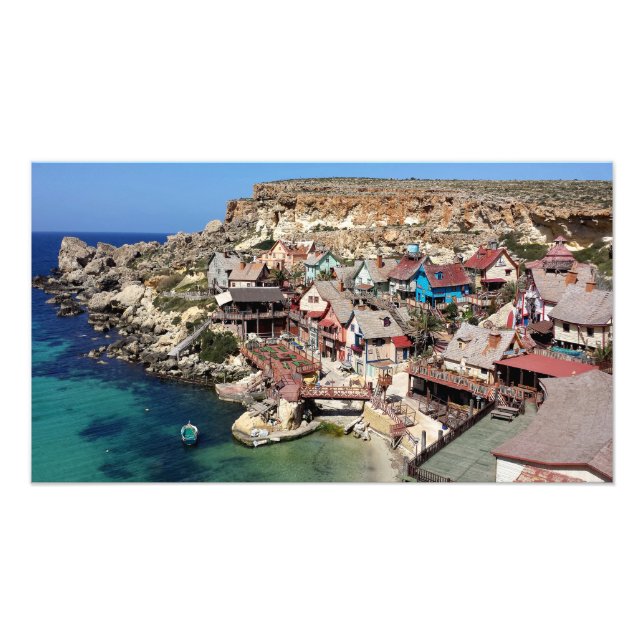 Popeye Village Malta Photo Print (Front)