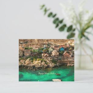 Popeye Village, Malta Postcard
