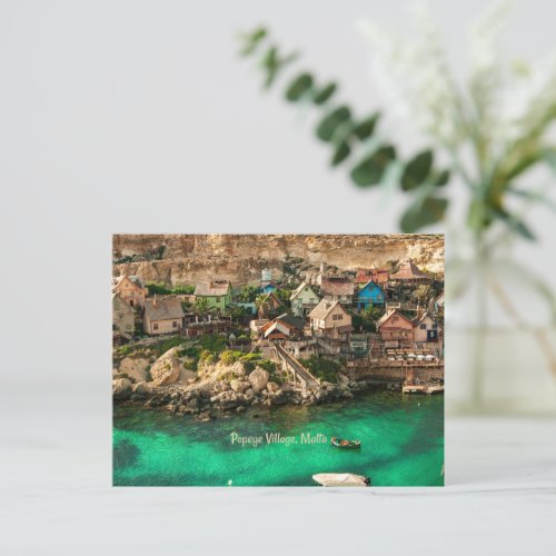 Popeye Village Malta Postcard