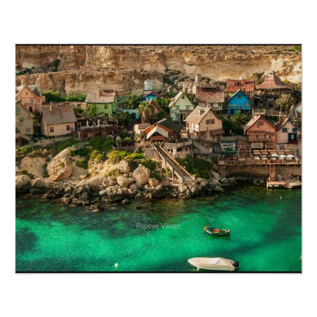 Popeye Village, Malta, Poster (Front)
