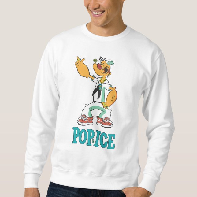 Popeye Vintage 1990's Parody Sweatshirt (Front)