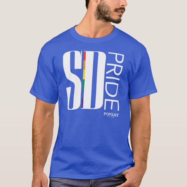 POPGAY Design Pride Collection – San Diego T-Shirt (Front)