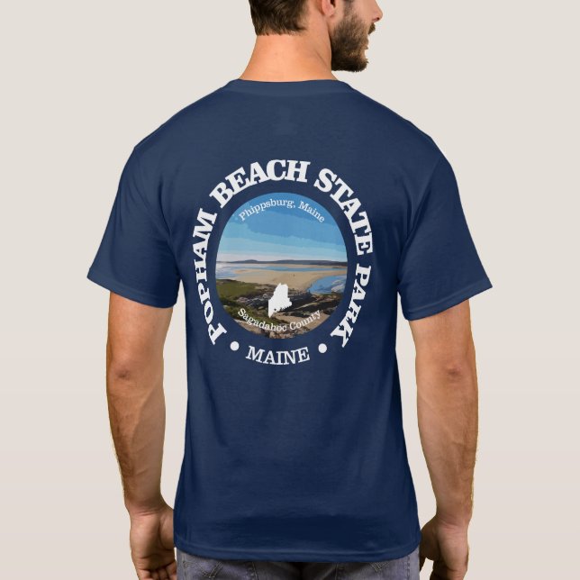 Popham Beach SP T-Shirt (Back)