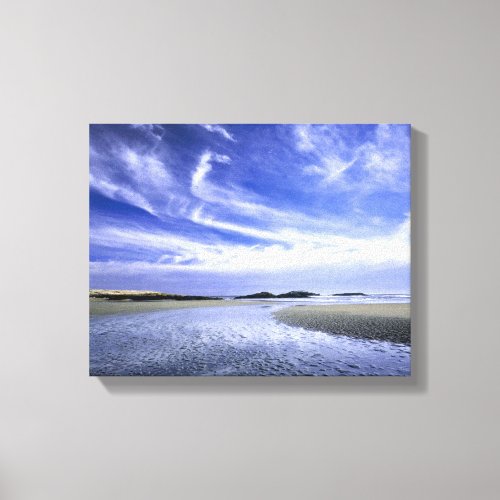 POPHAM BEACH STATE PARK MAINE USA Cirrus Canvas Print