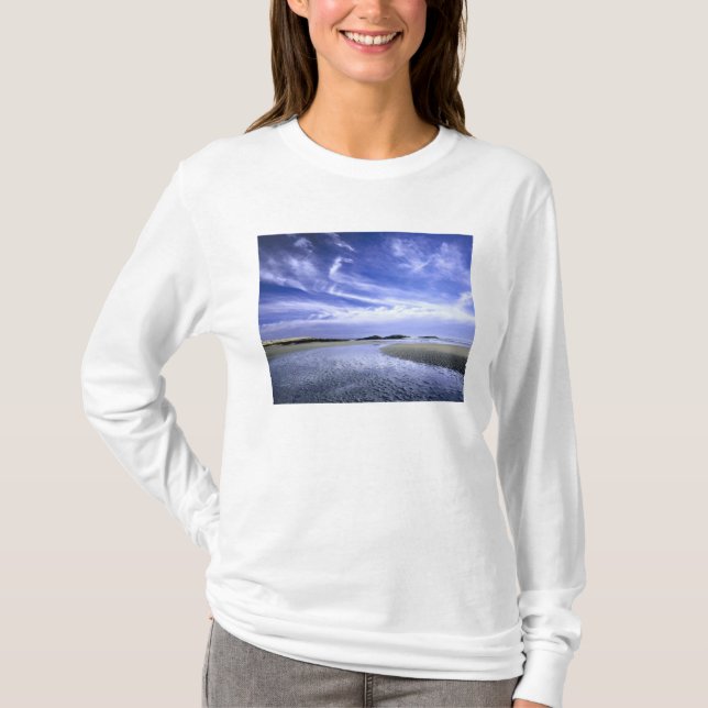 POPHAM BEACH STATE PARK, MAINE. USA. Cirrus T-Shirt (Front)