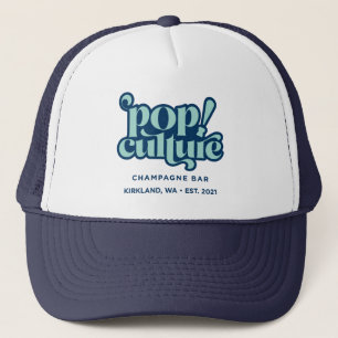 Popiversary Trucker Hat (Blue/Navy)