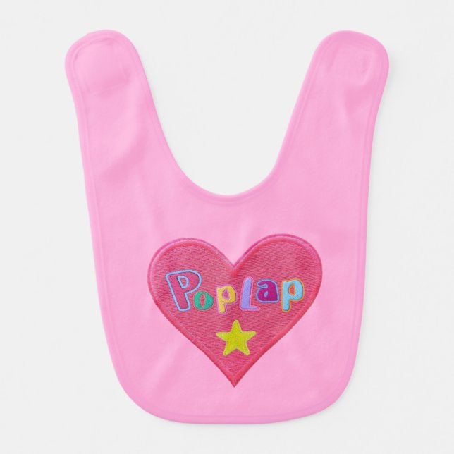 POPLAP Afrikaans / Afrikaanse / South African girl Baby Bib (Front)
