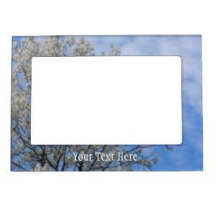 Poplar Tree White Fluff Nature Magnetic Frame